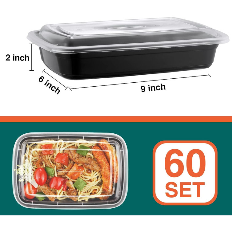 Prep & Savour Black Food Storage Set