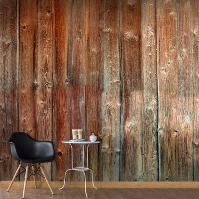 Murale en bois Daphna Cottage
