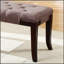 Banc capitonné Linon, tissu