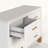 White 6-Drawer Double Dresser-757024569