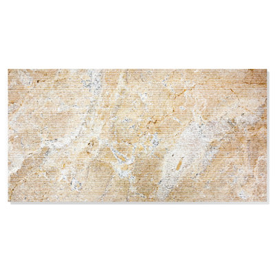12X24 Inch Beige+Gold Marble Wall - Fs Textured, Art Style, Luxury Gold Yellow Beige Textured For Kitchen 12*24, European