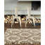 Tapis intérieur/extérieur crème/brun damassé Milne-1970772368