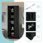 Armoire de rangement autoportante avec 2 portes et tablette réglable