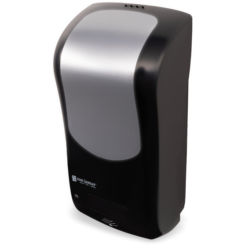 Soap Dispenser, Black/Stainless Steel