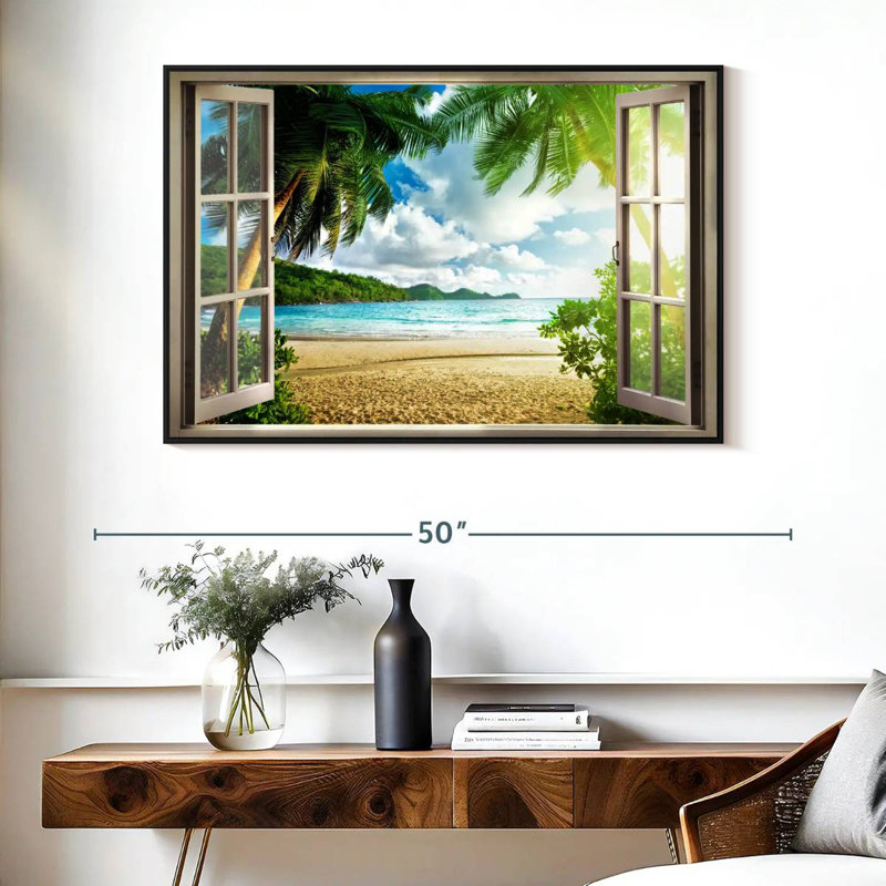 Window To Lush Gillard, 27" H x 40" W