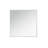 Modern Mirrored Side Table With LED Lights And Crystal Inlay For Living Room