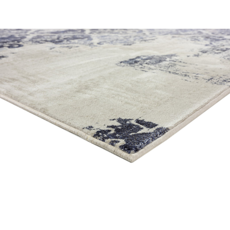 Tapis gris Napoli Ikat, Tapis de couloir 2 pi 8 po x 8 pi 1 po