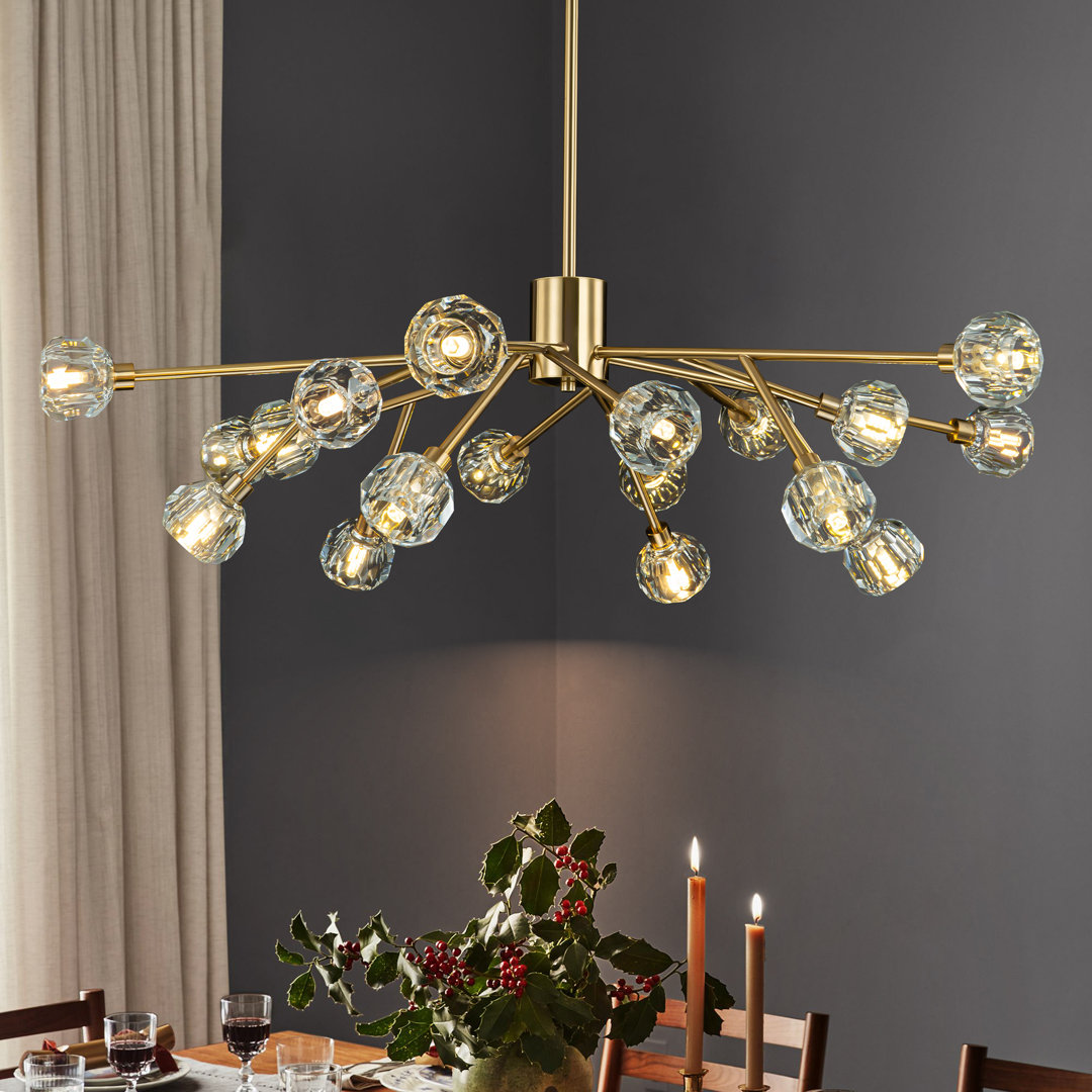 Wym 18 - Light Dimmable Sputnik Sphere Chandelier Willa Arlo™ Interiors
