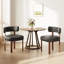Chaise d'appoint rembourrée en similicuir-1180186953