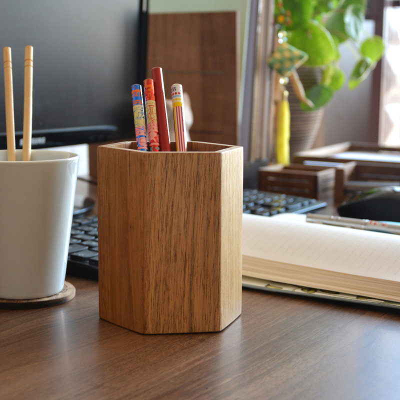 Longworth Wood Pen Holder