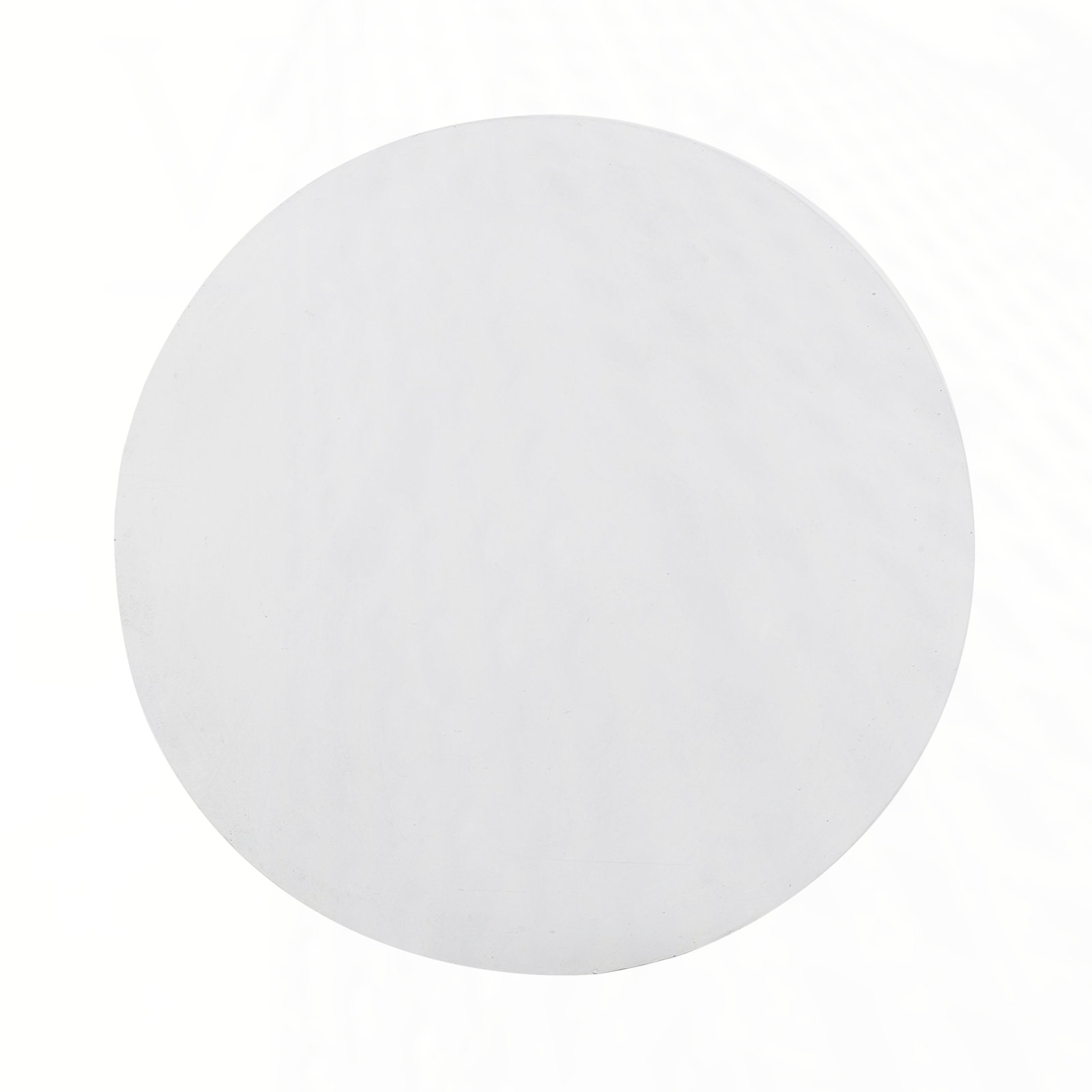 Jacqueline Outdoor Lightweight MGO Side Table with Hourglass Silhouette, White