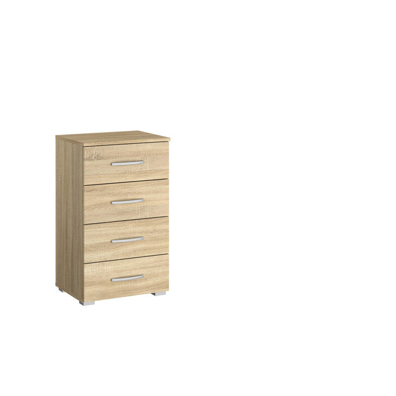 Aditio 4 Drawer Combi Chest, Sonoma oak