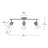 Bismark 24'' 3 -Light Fixed Track Track Kit with Dimmable and Adjustable Head