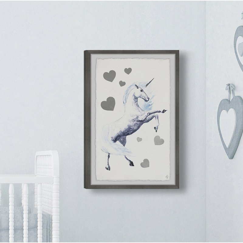 «Ringling Lovely Unicorn», reproduction encadrée, H 18 po x l 12 po