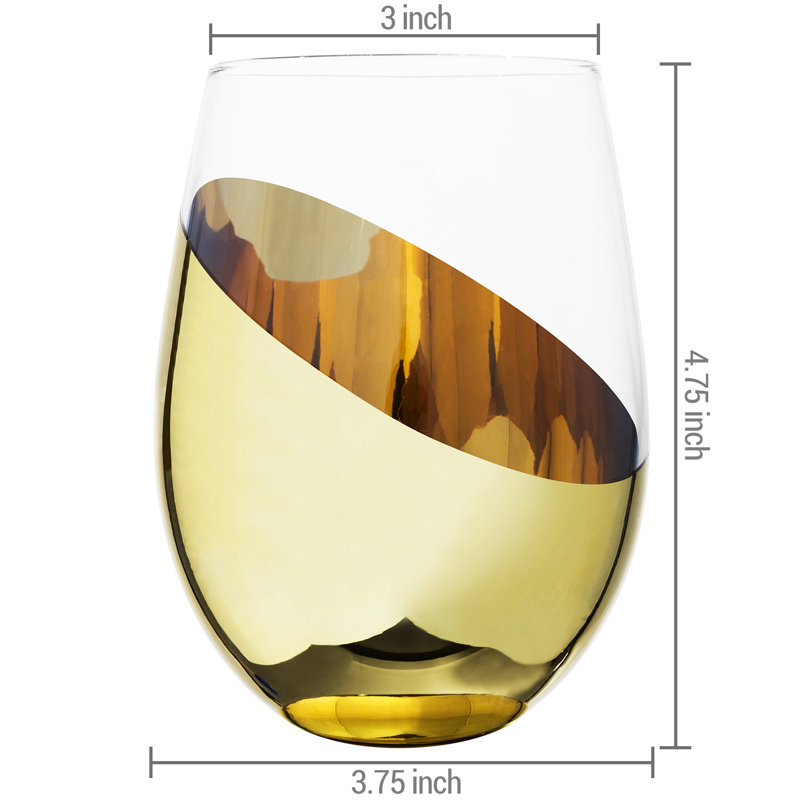 6 Piece 532ml Wine Glass Set