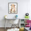 Cadre flottant fantaisiste avec ourson couronné, design par Ramona Murdock-1142223771-1142223748