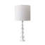 Lampe de table transparente 27 po Fike