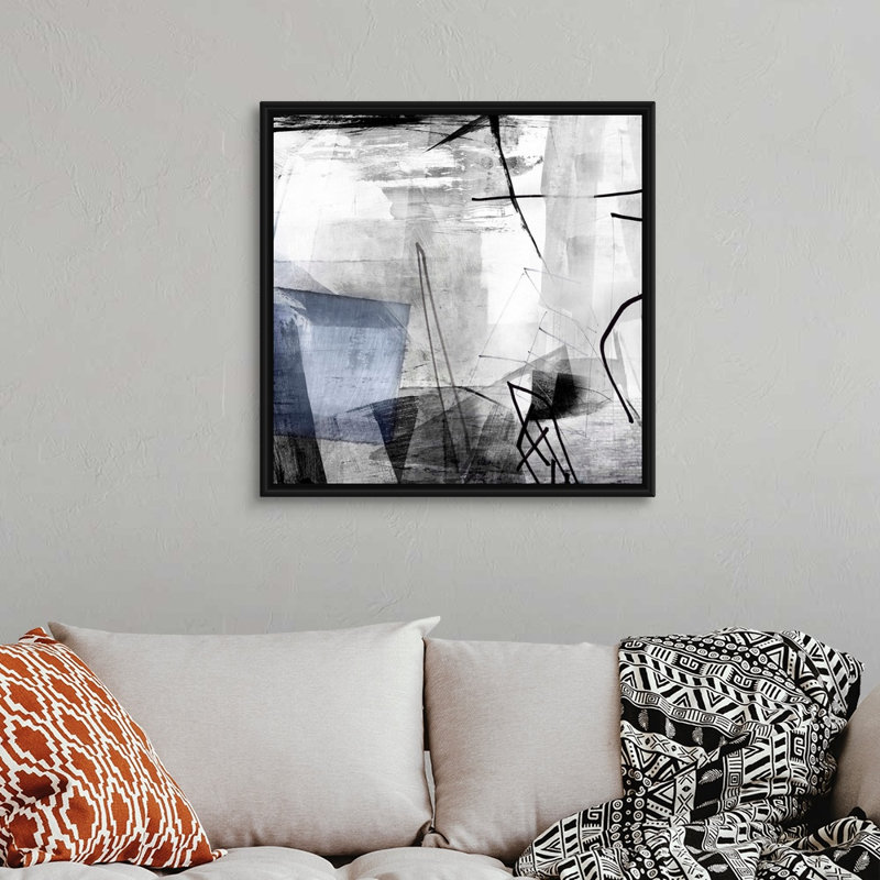 "Oh Wonder I" par PI studio-reproduction d’art sur toile, Toile avec cadre flottant noir, H 32 po x l 32 po x P 1,75 po
