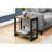 Brulotte Accent Table, Side, End, Narrow, Small, 2 Tier, Living Room, Bedroom, Metal, Laminate-918838937