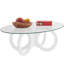 Shalanda Cross Legs Coffee Table
