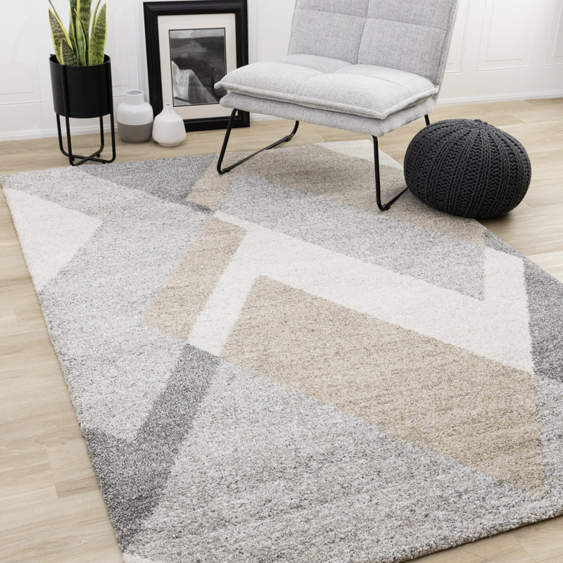 Tapis d'intérieur à poils longs Marrion, Rectangle 5 pi 3 po x 7 pi 7 po