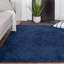 Tapis bleu touffeté Youssouf-131874564