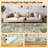Area Rug,Rugs for Living Room,Non Slip Stain Resistant Kitchen Rug,Vintage Distressed Accent Rug Indoor Floor Cover for Bedroom-408487190-408487191