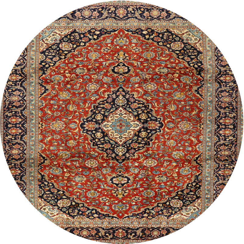 Nantan Oriental Indoor Rug, Round 4'