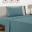 Lux Decor 4-Piece Ultra Soft Microfiber Sheet Set Deep Pocket Fitted Sheet, Wrinkle-Resistant & Easy Care Bedding-960111318-960111337