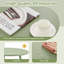 3 Pieces Bistro Table Set All Weather PP Patio Conversation Set-Green-2032915409