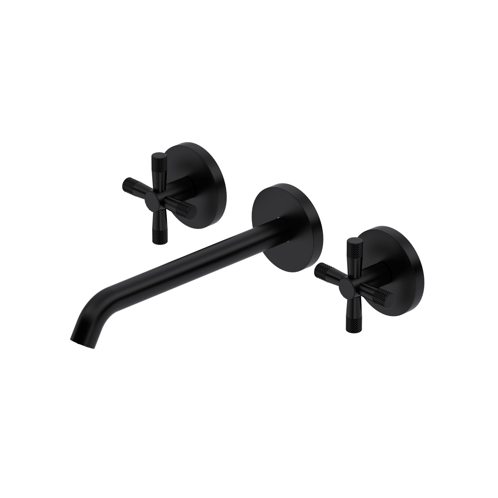 Terrell Wall Mount Lavatory Faucet Trim, Matte Black