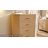 Fluted 6 Drawer Tall Dresser With Curved Profile  , 47.8" Tall Drawers With Reeded Texture, Gold Handles Storage Organizer Cabinet For Bedroom, Living Room, Entryway,Brown Oak-1057759084