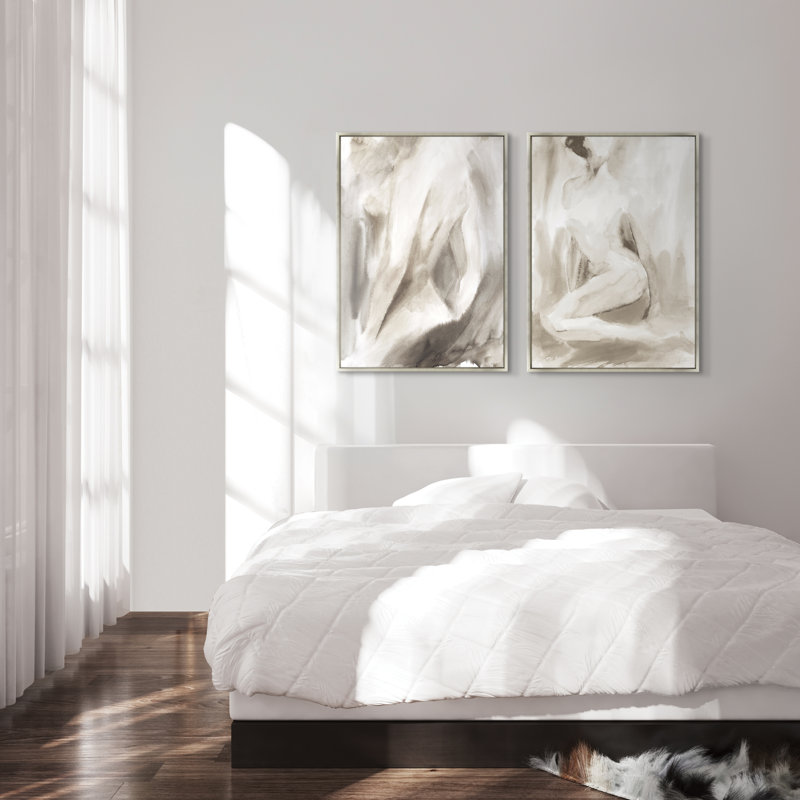 Delicate Moment Of Her III Print by Janice Sadler, Glass Coat, 52.5" H x 37.5" W x 1.5" D
