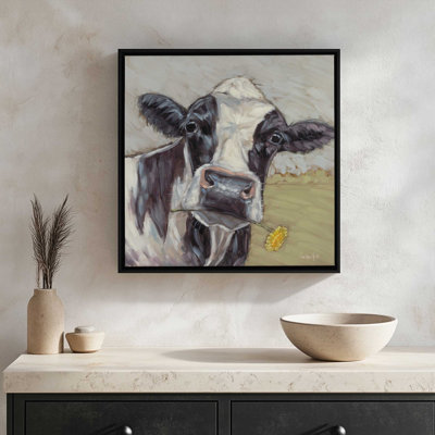 Picking Dandelions 1 by Sara G. Designs Art Print