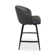Azelio Swivel Upholstered Counter Stool with Metal Frame