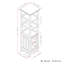 Acadian Freestanding Bathroom Cabinet-1065766270
