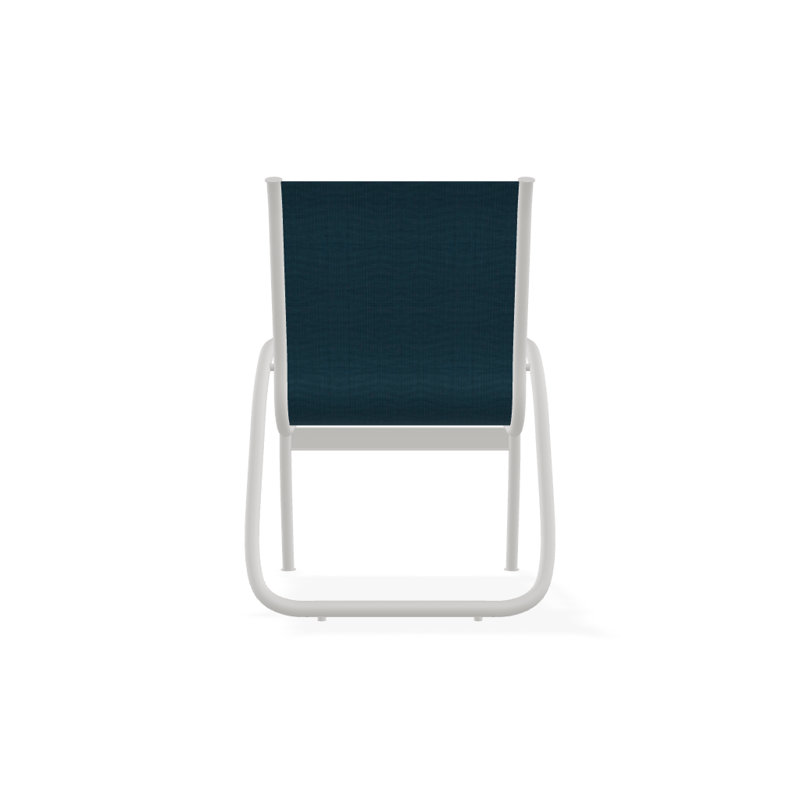 Fauteuil de patio Gardenella, Neige texturée, Sunbrella® bleu sarcelle