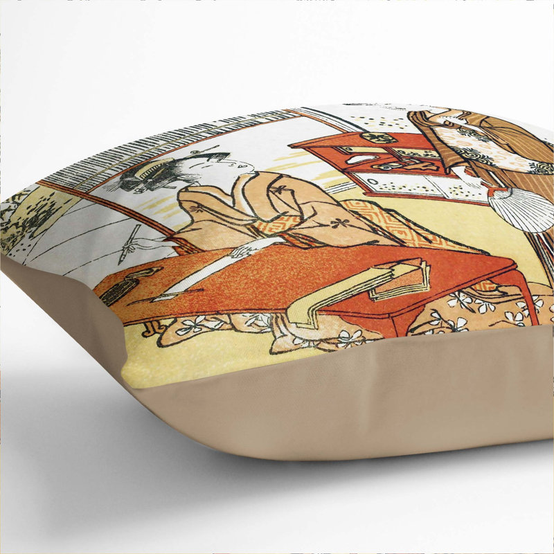 Square Throw Cushion, 55cm H x 55cm W x 20cm D, Stone