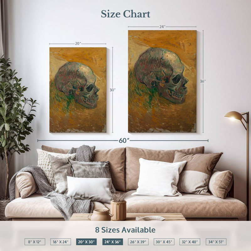 Kerner Skull 1887, 36" H x 24" W