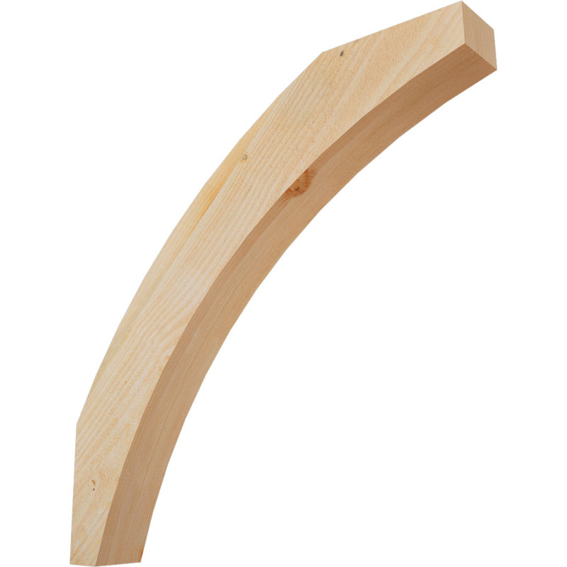 Genouillère Thorton, Sapin Douglas de 4 po (sciage brut), 30 po X P 30 po H