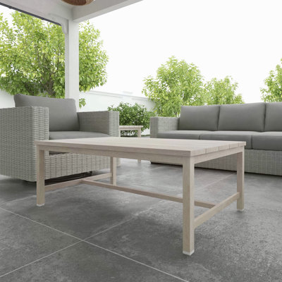 Table basse d'extérieur en métal Lunette Manzanares