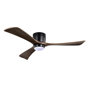 Black with Dark Brown Wood Blades