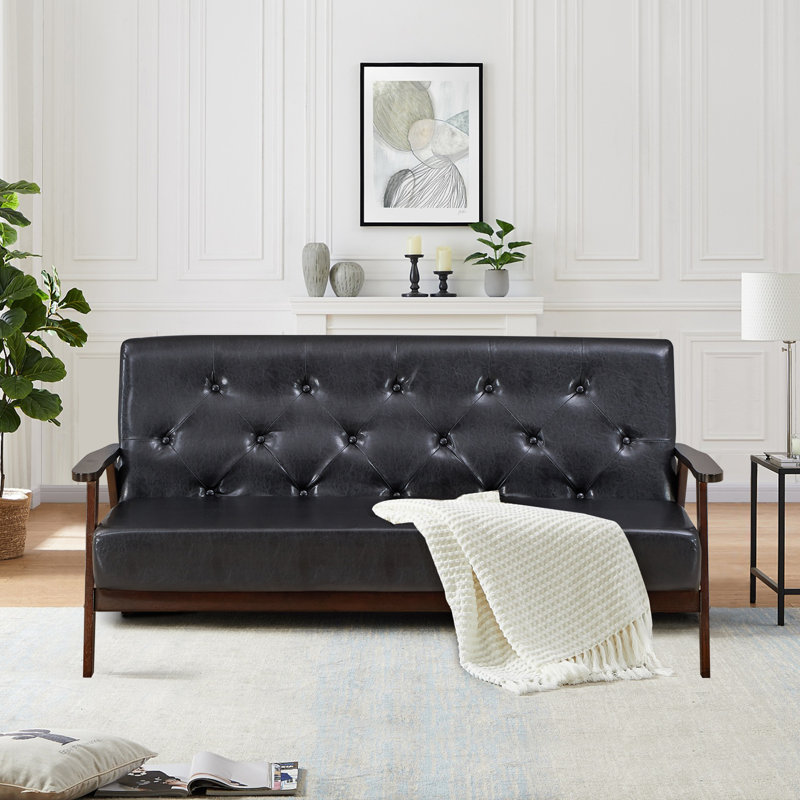 Gallois Faux Leather Sofa