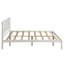 Base de lit plateforme avec tête de lit, support à lattes de bois, aucun sommier requis, simple-1742497595-1742497597