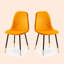 Chaise d'appoint en velours capitonné 21 po Jaleigh-1865271585