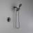 Dual Shower Faucet Set with Valve High Pressure 2 in 1 Shower Combo Set Shower System with Handheld-71070211