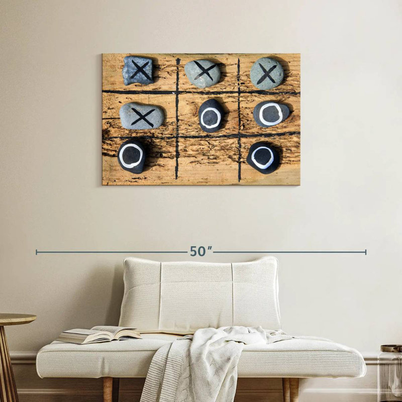 Senne Tic Tac Toe Game, 24" H x 36" W