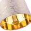 Modern Soft Cotton Fabric Lamp Shade with Shiny Foil Floral Decoration-2080736664