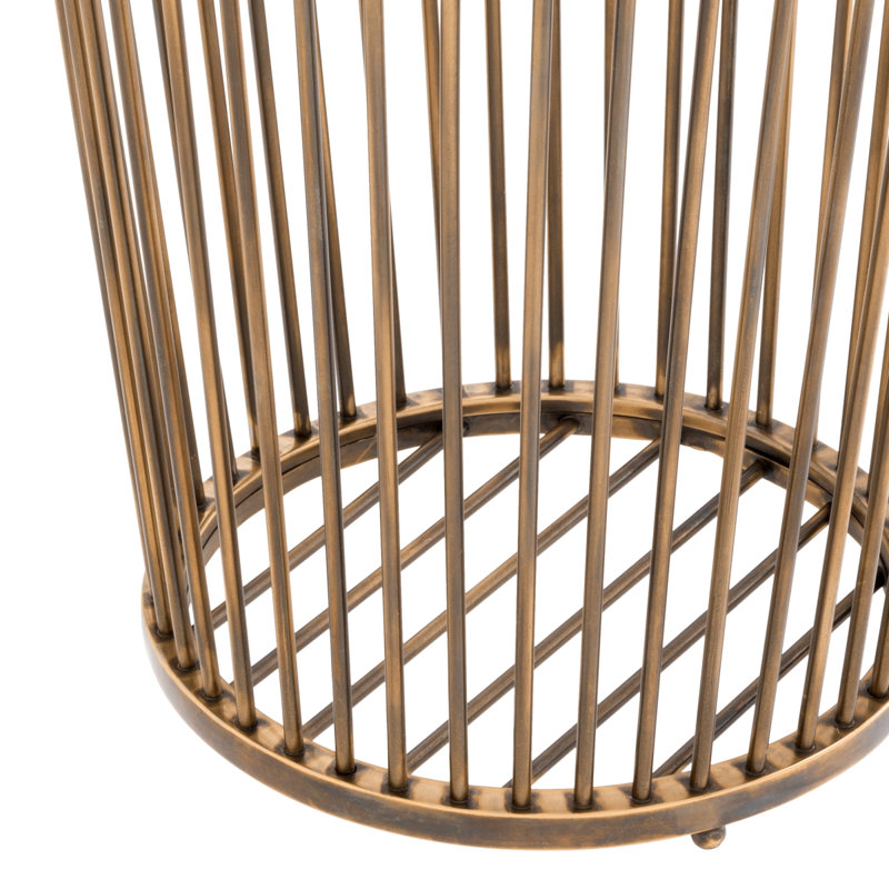 Eichholtz Baleana Decorative Basket, Brass