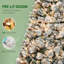 Christmas Tree,Flocked Artificial Christmas Tree With Clear Lights, Tips, Metal Stand For Home